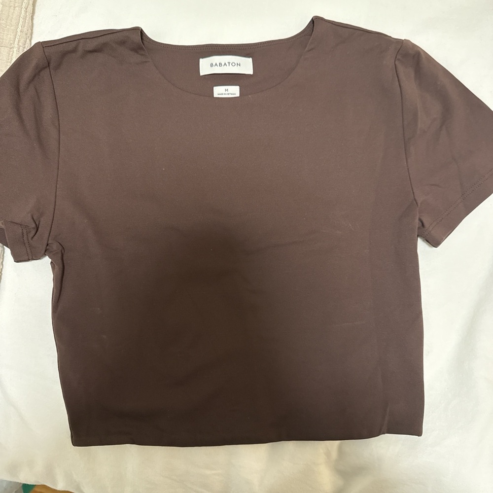 Babaton Chocolate Short Sleeve Tee